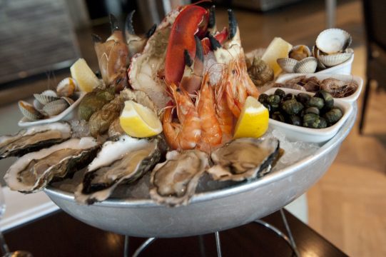 Gerecht restaurant het Badpaviljoen