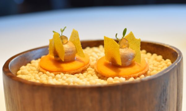 Een amuse van restaurant Meliefste