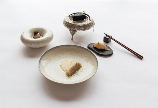 Zeebaars met caviaar Restaurant Merlet